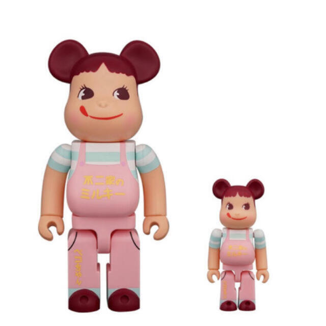 MEDICOM TOY(メディコムトイ)のBE@RBRICK ファミリータウン ペコちゃん 100%&400% エンタメ/ホビーのフィギュア(その他)の商品写真