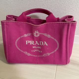 プラダ(PRADA)のPRADA カナパS ピンク(ハンドバッグ)