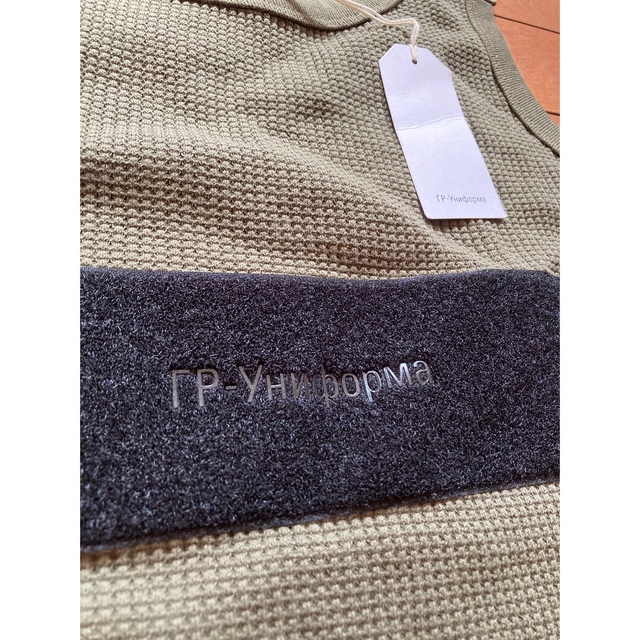Maison Martin Margiela(マルタンマルジェラ)の海外限定色　希少モデル　新品　gr unifoma タンクトップ　ゴーシャ メンズのトップス(Tシャツ/カットソー(半袖/袖なし))の商品写真