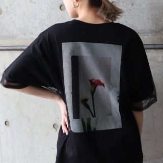 ムルーア(MURUA)のMURUA 【MURUA×217..NINA】チュールレイヤードTシャツ(Tシャツ(半袖/袖なし))