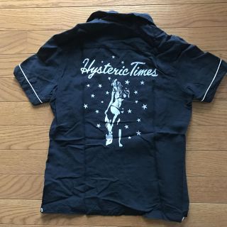 ヒステリックグラマー(HYSTERIC GLAMOUR)の【ayamo着用】ボーリングシャツ黒(シャツ/ブラウス(半袖/袖なし))