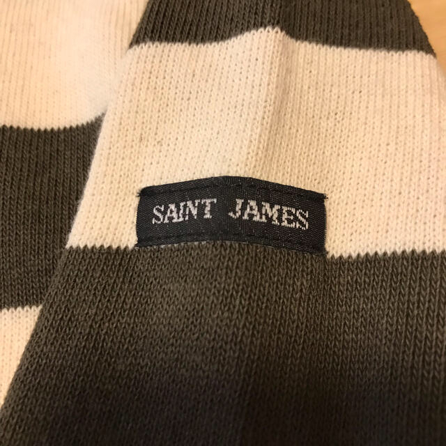 SAINT JAMES(セントジェームス)のセントジェームス 太ボーダー カーキ レディースのトップス(カットソー(長袖/七分))の商品写真