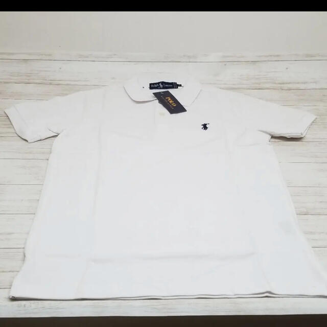 POLO RALPH LAUREN(ポロラルフローレン)の★新品★ ポロラルフローレン　ポロシャツ　ホワイト　Lサイズ　#1 メンズのトップス(ポロシャツ)の商品写真