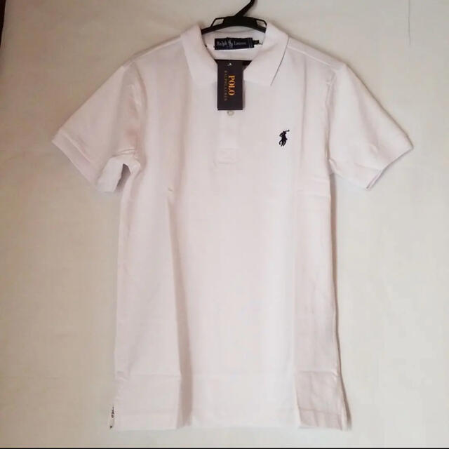 POLO RALPH LAUREN(ポロラルフローレン)の★新品★ ポロラルフローレン　ポロシャツ　ホワイト　Lサイズ　#1 メンズのトップス(ポロシャツ)の商品写真