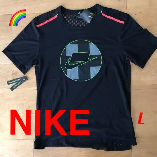 Ⓜ️NIKE / RUNNING DRI-FIT S/S メッシュ Tee【L】