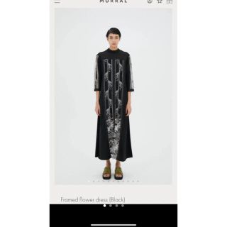 mame - MURRAL Framed flower dress ブラック サイズ0の通販 by kou's