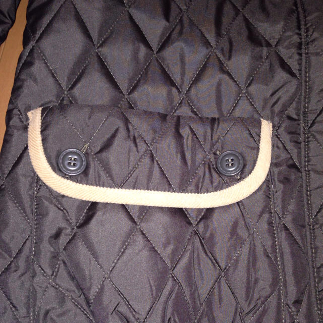 タグ付き☆ロング丈ナイロンキルトコート レディースのジャケット/アウター(ロングコート)の商品写真