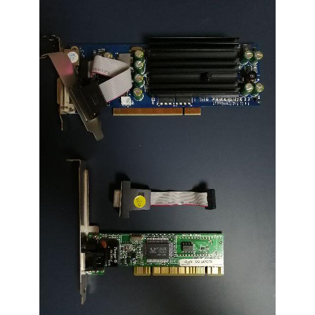 IODATA(アイオーデータ)のグラボ GeForce 6200A (IO-DATA), LANカード他 PCI スマホ/家電/カメラのPC/タブレット(PC周辺機器)の商品写真