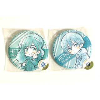 ヘタリア アニカプ 缶バッジ フィンランド アイスランド