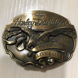 Harley Davidson⭐︎バックル⭐︎ベルト⭐︎ビンテージ⭐︎レア