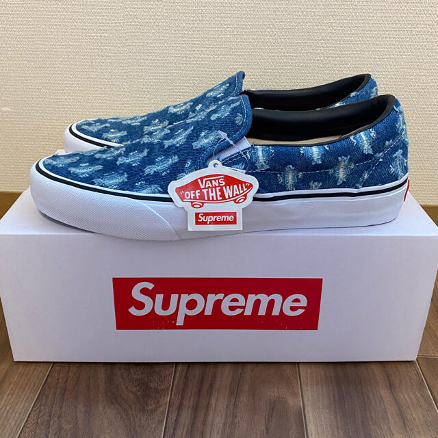 supreme vans デニムスリッポン　28cmメンズ