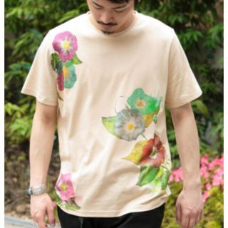 アーバンリサーチ(URBAN RESEARCH)のアーバンリサーチ 朝顔プリントTシャツ(Tシャツ/カットソー(半袖/袖なし))