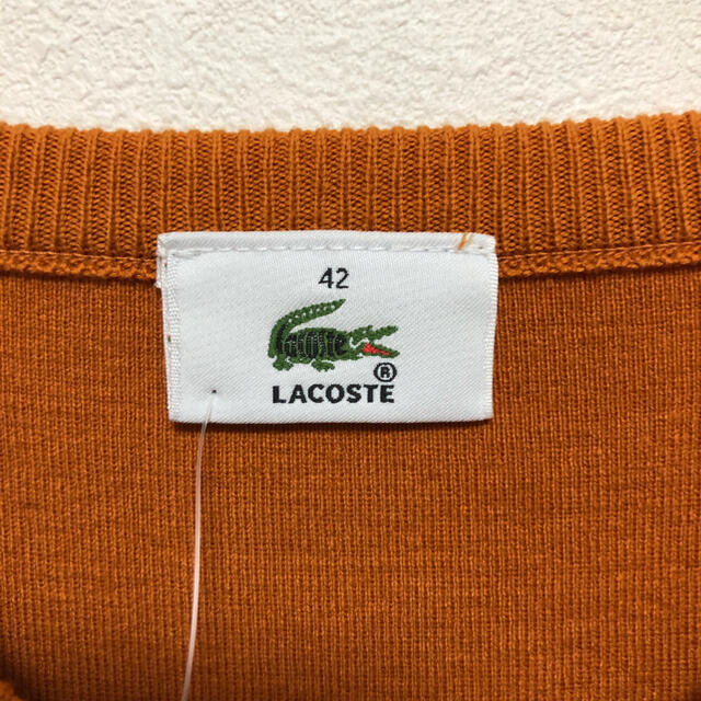 LACOSTE(ラコステ)のmsksさん専用　LACOSTE ラコステ ニット セーター 新品 未使用 レディースのトップス(ニット/セーター)の商品写真