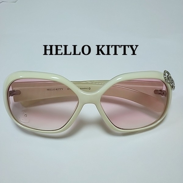 ハローキティ(ハローキティ)のHello Kitty　サングラス　メガネ　度なし レディースのファッション小物(サングラス/メガネ)の商品写真