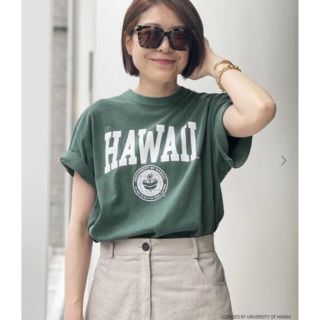 アパルトモンドゥーズィエムクラス(L'Appartement DEUXIEME CLASSE)の【GOOD ROCK SPEED】College T-sh Hawaii(Tシャツ(半袖/袖なし))