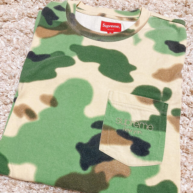 Supreme(シュプリーム)のsupreme overdyed pocket tee painted camo メンズのトップス(Tシャツ/カットソー(半袖/袖なし))の商品写真