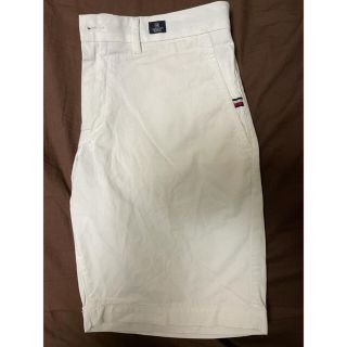 トミーヒルフィガー(TOMMY HILFIGER)のTOMY トミー　短パン　ホワイト　L (ショートパンツ)