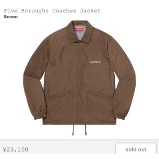 シュプリーム(Supreme)のsupreme  Five Boroughs Coaches Jacket M(ナイロンジャケット)