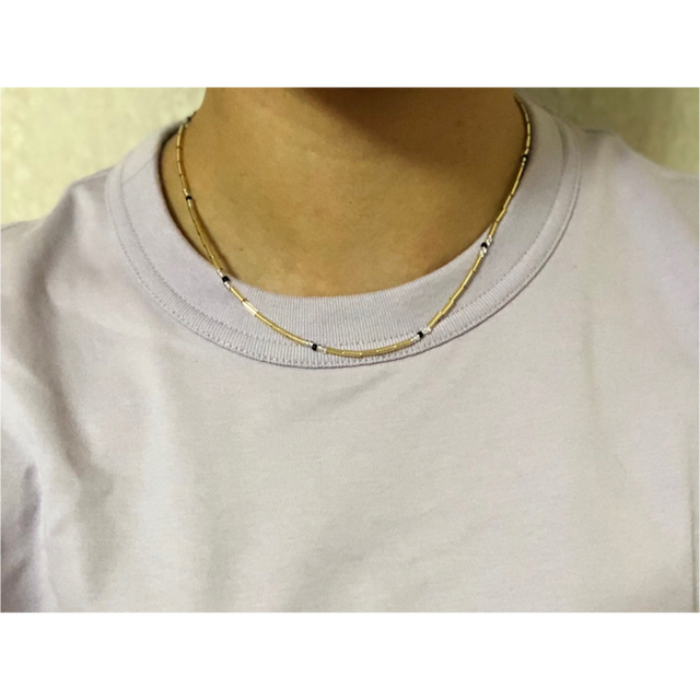 UNITED ARROWS(ユナイテッドアローズ)のビーズネックレス⭐︎handmade⭐︎No.1 ハンドメイドのアクセサリー(ネックレス)の商品写真