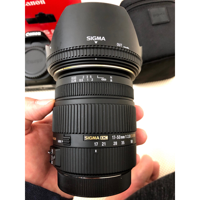 SIGMA(シグマ)のSIGMA 17-50F2.8EX DC OS  Canon スマホ/家電/カメラのカメラ(レンズ(ズーム))の商品写真