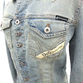 D&G - ドルチェ&ガッバーナ D&G Gジャン ダメージ加工 デニム