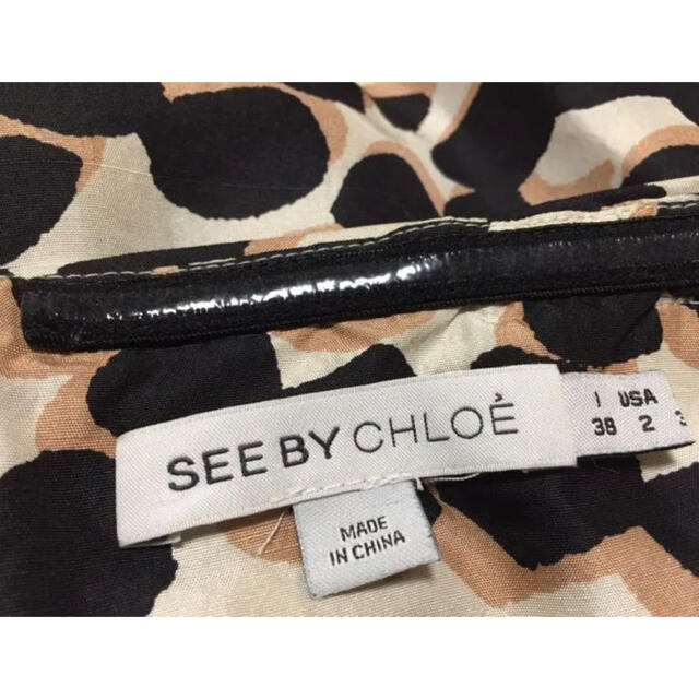 SEE BY CHLOE(シーバイクロエ)のSEE BY CHLOÉ シーバイクロエ 100%シルク レディースのワンピース(ミニワンピース)の商品写真