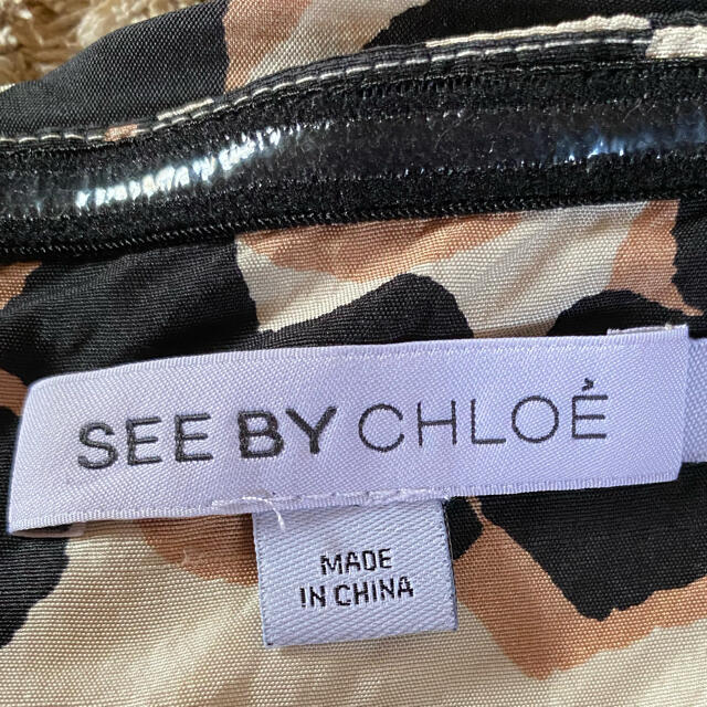 SEE BY CHLOE(シーバイクロエ)のSEE BY CHLOÉ シーバイクロエ 100%シルク レディースのワンピース(ミニワンピース)の商品写真