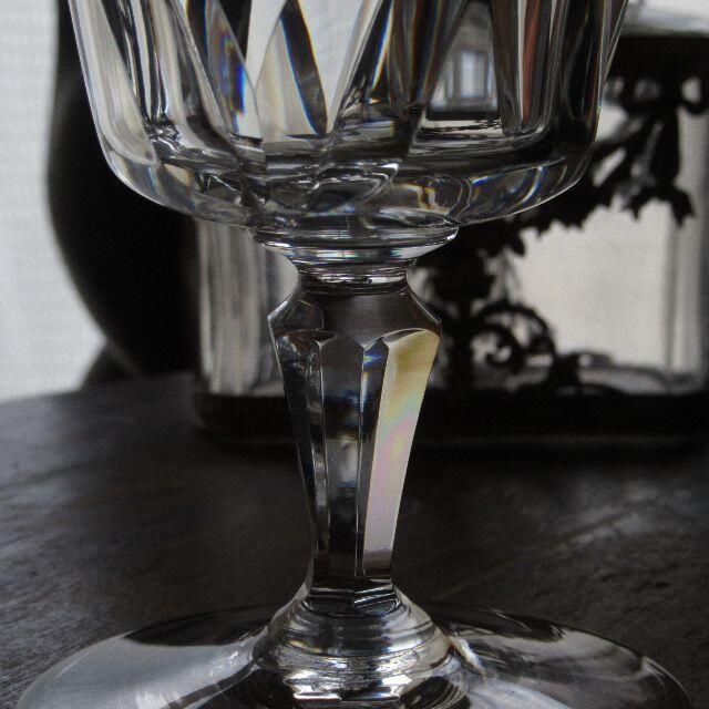 Baccarat(バカラ)のオールドバカラ　1958-1973年「Chartres」ワイングラス　① インテリア/住まい/日用品のキッチン/食器(グラス/カップ)の商品写真