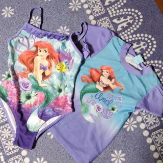 ディズニー(Disney)のアリエル　水着　ラッシュガード(水着)