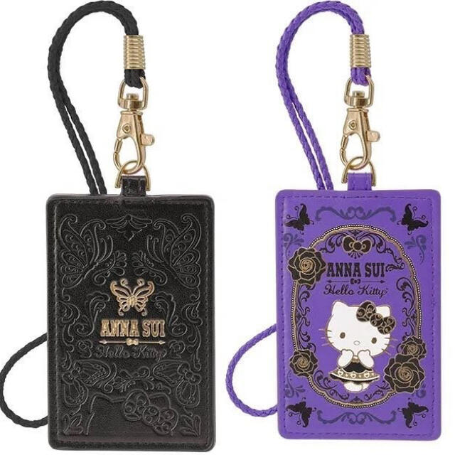 ANNA SUI(アナスイ)の☪️ANNA SUI x kitty コラボ☪️パスケース・台湾7-11限定 レディースのファッション小物(名刺入れ/定期入れ)の商品写真