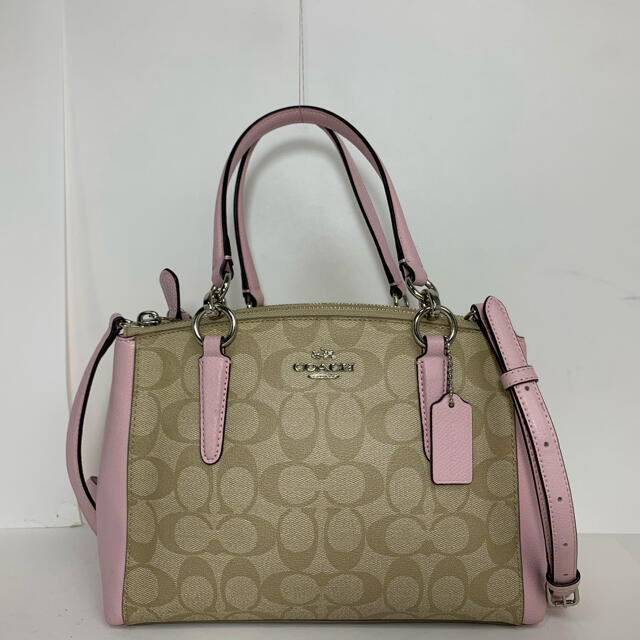 美品★コーチ COACH ラグジュアリー レザー 2Way ショルダーバッグ