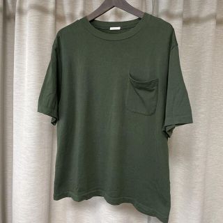 コモリ(COMOLI)のCOMOLI コモリ 裏毛半袖クルー 半袖Tシャツ カーキ サイズ1(Tシャツ/カットソー(半袖/袖なし))