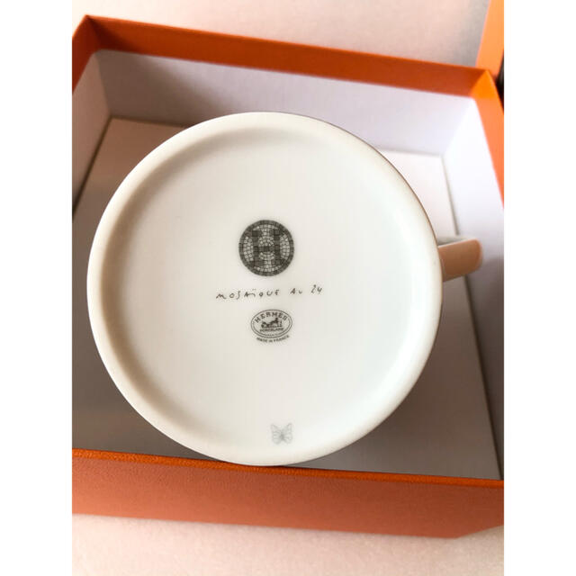 Hermes(エルメス)のエルメス HERMES モザイク24 プラチナ マグカップ　コップ　食器 インテリア/住まい/日用品のキッチン/食器(食器)の商品写真