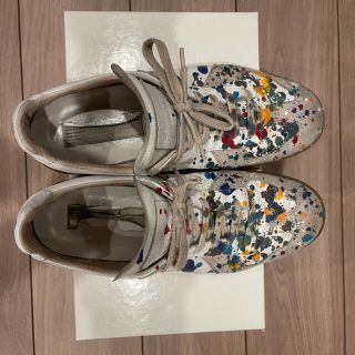 マルタンマルジェラ(Maison Martin Margiela)のMaison Martin Margela ジャーマントレーナー　ペンキ(スニーカー)