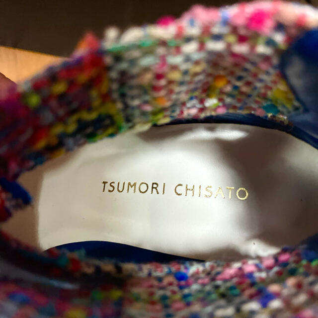 TSUMORI CHISATO(ツモリチサト)のにょえる様専用！！TSUMORI CHISATO デニム×ツイード　ハイヒール レディースの靴/シューズ(ハイヒール/パンプス)の商品写真