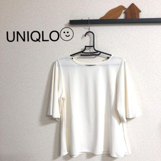 ユニクロ(UNIQLO)の☆Mサイズ UNIQLO 半袖カットソー☆(カットソー(半袖/袖なし))