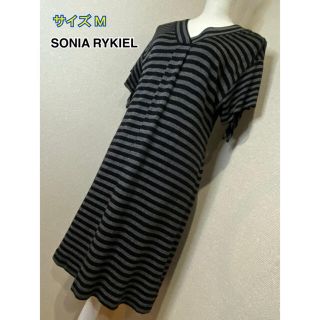 ソニアリキエル(SONIA RYKIEL)の美品☆ SONIA RYKIEL ひざ丈ワンピース 甘辛コーデに◎(ひざ丈ワンピース)