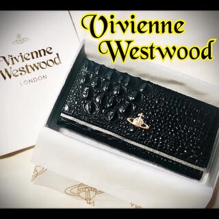 ヴィヴィアンウエストウッド(Vivienne Westwood)の◎VivienneWestwood/長財布/クロコダイル柄◎ヴィヴィアン◎新品(財布)