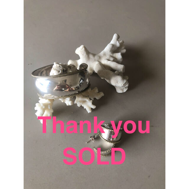 人気沸騰ブラドン Ron Herman - vintage Mexico silver メキシコシルバー ブレス カフ ブレスレット+バングル