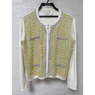 チェスティ(Chesty)のchestyツイードカーディガン(カーディガン)