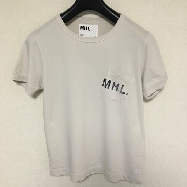 MARGARET HOWELL(マーガレットハウエル)のMHL PRINTED COTTON JERSEY Tシャツ レディースのトップス(Tシャツ(半袖/袖なし))の商品写真