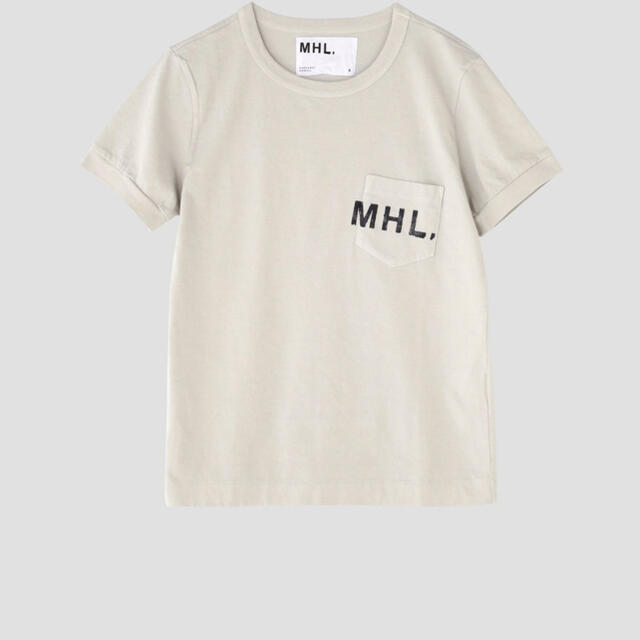 MARGARET HOWELL(マーガレットハウエル)のMHL PRINTED COTTON JERSEY Tシャツ レディースのトップス(Tシャツ(半袖/袖なし))の商品写真