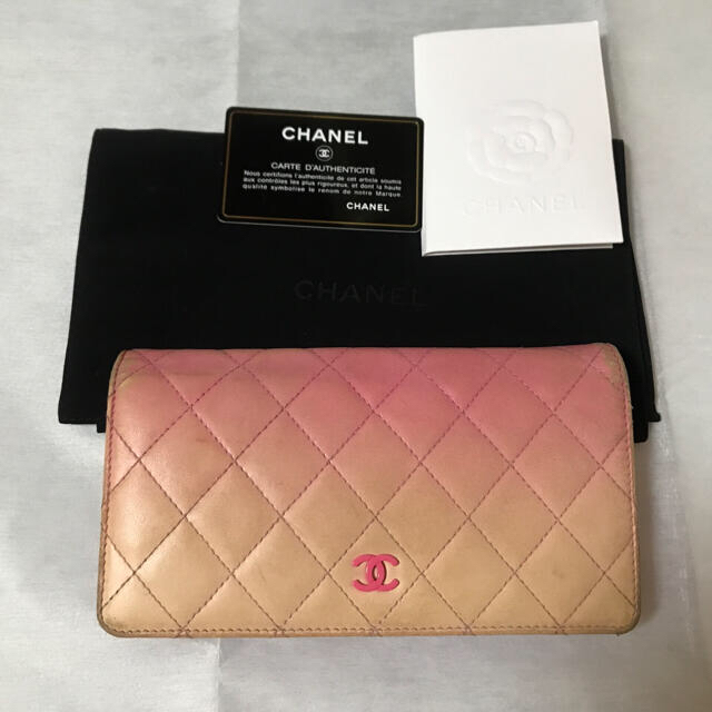 CHANEL(シャネル)のCHANEL長財布　ピンク レディースのファッション小物(財布)の商品写真