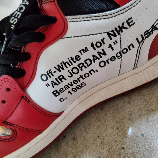 NIKE(ナイキ)のNIKE OFF-WHITE THE 10 AIR JORDAN CHICAGO メンズの靴/シューズ(スニーカー)の商品写真