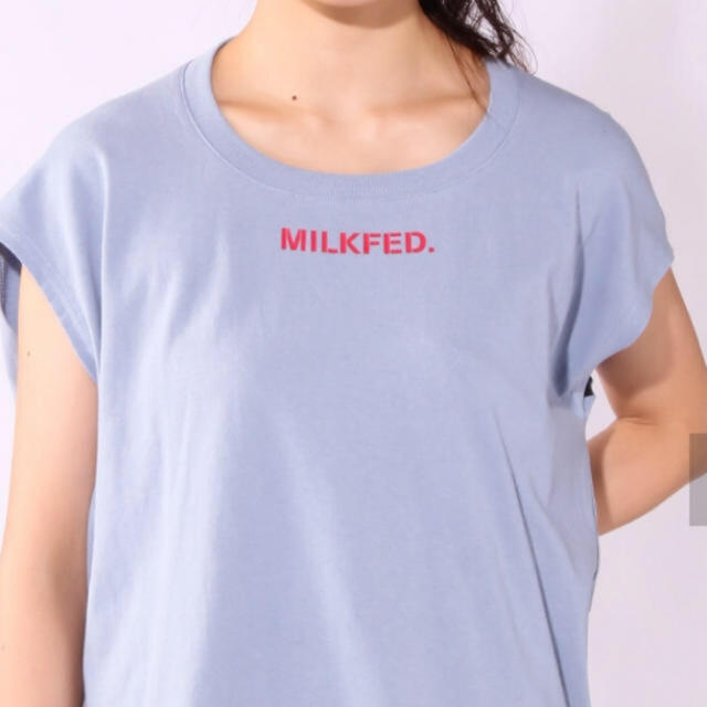 MILKFED.(ミルクフェド)の新品 ミルクフェド  バックロゴノースリトップス レディースのトップス(Tシャツ(半袖/袖なし))の商品写真