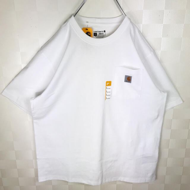 carhartt(カーハート)の希少　カーハート 新品　未使用品　ワンポイント　ポケT メンズのトップス(Tシャツ/カットソー(半袖/袖なし))の商品写真