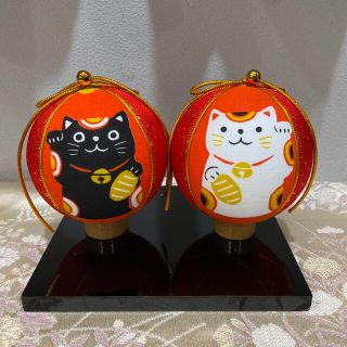 手鞠 手毬 てまり 招き猫 まねきねこの通販 by メル's shop｜ラクマ