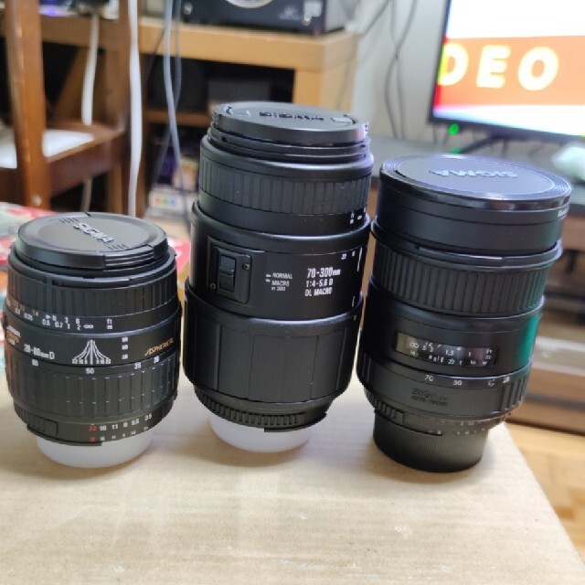 Nikon FマウントSIGMAレンズ3本セット