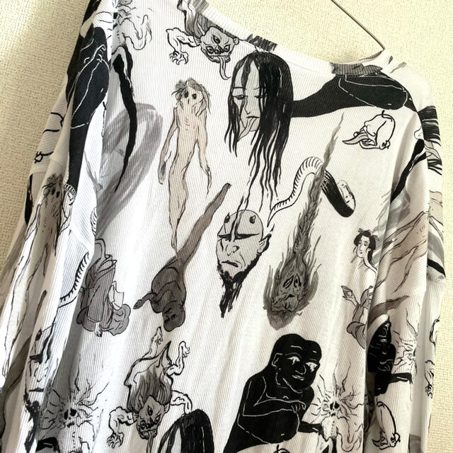 送料無料特集 | 激安の新品・型落ち・アウトレット ikumi yokai 長袖トップスの通販 by vintage-love カットソー(長袖/七分)