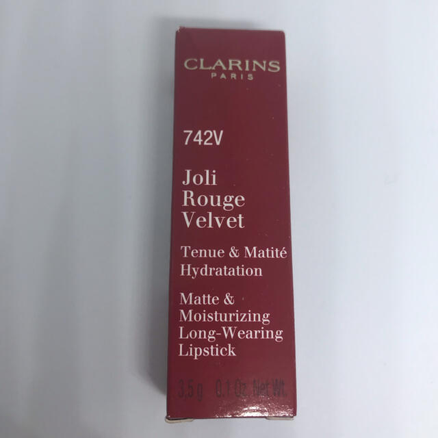 CLARINS(クラランス)のクラランス★ジェリールージュヴェルヴェット★742v★新品未開封 コスメ/美容のベースメイク/化粧品(口紅)の商品写真